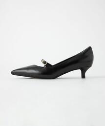 green label relaxing（グリーンレーベルリラクシング）の「ポインテッド ストラップ パンプス(4cmヒール)（パンプス）」