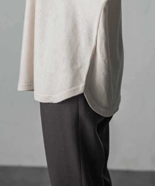 LAUTREAMONT(ロートレアモン)の「【WEB限定】≪洗えるニット/Lサイズあり≫すっきりハイネックニット(ニット/セーター・レディース・ネイビー/チャコールグレー/ベージュ/グリーン/オフホワイト/ブラック・11号/9号)」の13枚目の写真