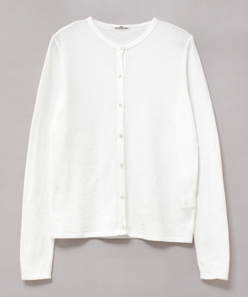 RNA-N（アールエヌエーエヌ）の「M2169 マシュマロタッチカーディガン（カーディガン/ボレロ・レディース・オフホワイト/ブラック/キナリ/グレー・MEDIUM）」の5枚目の写真