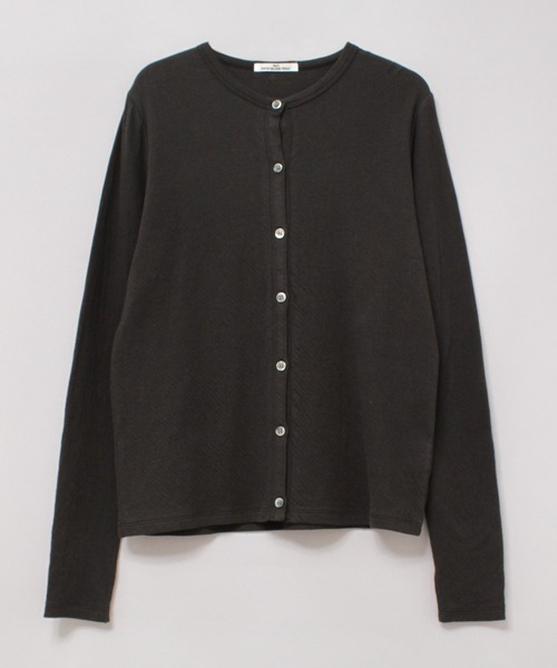 RNA-N（アールエヌエーエヌ）の「M2169 マシュマロタッチカーディガン（カーディガン/ボレロ・レディース・オフホワイト/ブラック/キナリ/グレー・MEDIUM）」の6枚目の写真