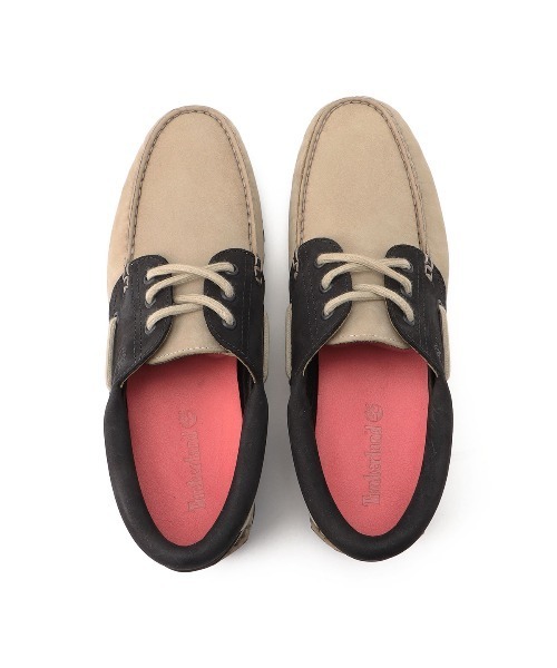 Timberland（ティンバーランド）の「Timberland 3-Eye Lug Handsewn Boat Shoes（ティンバーランド スリーアイ ラグ ハンドソーン ボート シューズ）（ローファー・メンズ・ブラック/ダークグレー・27.5cm/26.5cm/28cm/27cm）」の7枚目の写真