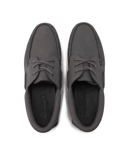 Timberland（ティンバーランド）の「Timberland 3-Eye Lug Handsewn Boat Shoes（ティンバーランド スリーアイ ラグ ハンドソーン ボート シューズ）（ローファー・メンズ・ブラック/ダークグレー・27.5cm/26.5cm/28cm/27cm）」の12枚目の写真