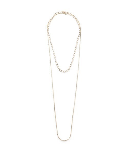 emmi(エミ)の「【emmi atelier】3wayデザインチェーンネックレス(ネックレス・レディース・ゴールド/シルバー・FREE)」の2枚目の写真