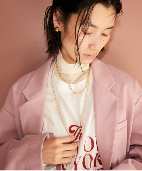 emmi(エミ)の「【emmi atelier】3wayデザインチェーンネックレス(ネックレス・レディース・ゴールド/シルバー・FREE)」の3枚目の写真