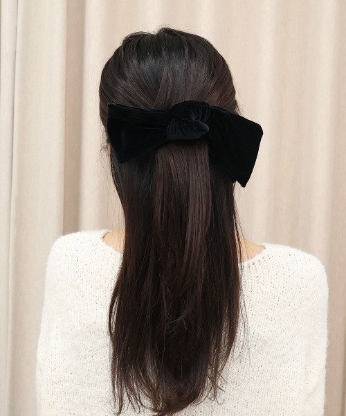 ベロアリボンバレッタ ベロアリボンバレッタ（バレッタ/ヘアクリップ）｜IRADOWL