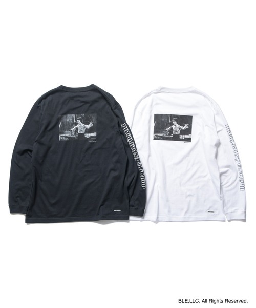 uniform experiment(ユニフォームエクスペリメント)の「BRUCE LEE 2024 L/S TEE(Tシャツ/カットソー・メンズ・ブラック/ホワイト・1/2/3/4)」の3枚目の写真