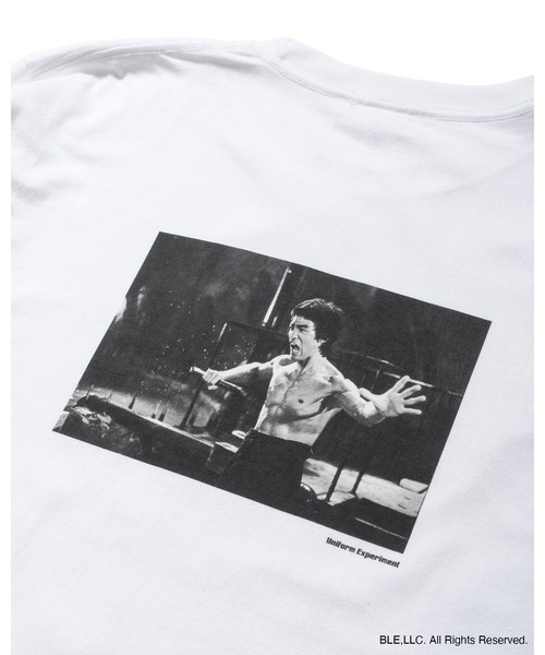 uniform experiment(ユニフォームエクスペリメント)の「BRUCE LEE 2024 L/S TEE(Tシャツ/カットソー・メンズ・ブラック/ホワイト・1/2/3/4)」の9枚目の写真