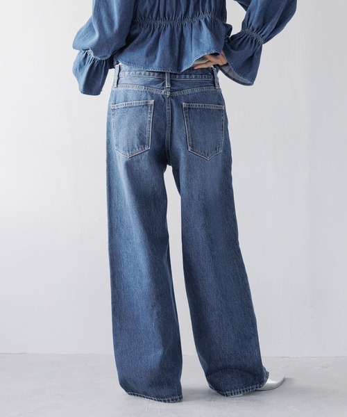 LOWRYS FARM（ローリーズファーム）の「ＣＯＮＥ／ローライズデニムパンツ　991526（デニムパンツ・レディース・その他/ブルー・MEDIUM/LARGE）」の5枚目の写真