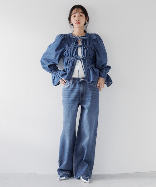 LOWRYS FARM デニムセットアップ　完売品　✴︎新品未使用 LOWRYS FARM（ローリーズファーム）の「CONE／ローライズデニム