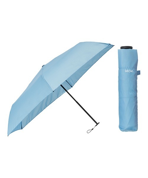 Waterfront（ウォーターフロント）の「傘　New極軽カーボン（折りたたみ傘・レディース・ブラック/マジェンタ/レッド/ダークネイビー/ライトピンク/シアン/ブルー/グレー/ライトベージュ/ライトブルー/ネイビー系・FREE）」の4枚目の写真