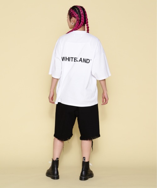 WHITELAND(ホワイトランド)の「【WEB&DEPOT限定】WHITELAND/ホワイトランド/OWL/LOGO SST(Tシャツ/カットソー・レディース・ブラック/ホワイト/カーキ・M/L)」の7枚目の写真
