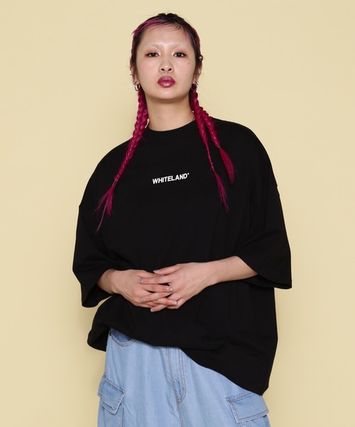 WHITELAND(ホワイトランド)の「【WEB&DEPOT限定】WHITELAND/ホワイトランド/OWL/LOGO SST(Tシャツ/カットソー・レディース・ブラック/ホワイト/カーキ・M/L)」の8枚目の写真