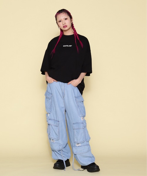 WHITELAND(ホワイトランド)の「【WEB&DEPOT限定】WHITELAND/ホワイトランド/OWL/LOGO SST(Tシャツ/カットソー・レディース・ブラック/ホワイト/カーキ・M/L)」の10枚目の写真