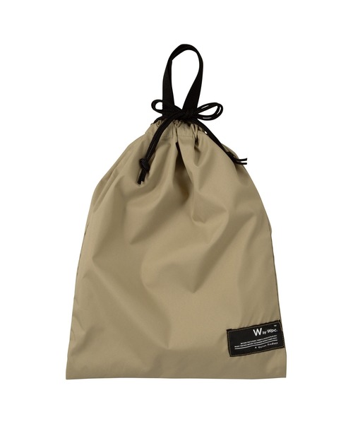 Wpc.（ダブリュピーシー）の「ウォーターリペレントレインポンチョ ユニセックス（レインコート/ポンチョ・メンズ・ベージュ/ブラック・FREE）」の9枚目の写真