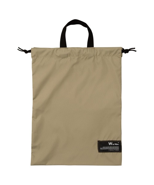 Wpc.（ダブリュピーシー）の「ウォーターリペレントレインポンチョ ユニセックス（レインコート/ポンチョ・メンズ・ベージュ/ブラック・FREE）」の10枚目の写真