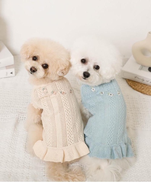 犬服　デニムニットワンピース　ハンドメイド 楽天市場】【ワンダフルデーポイント2倍&各種クーポン発行中
