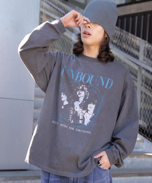 WEGO（ウィゴー）の「WEGO/ピグメントグラフィックロンT（Tシャツ/カットソー・メンズ・その他2/その他3/その他1・LARGE/MEDIUM）」の4枚目の写真