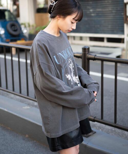 WEGO（ウィゴー）の「WEGO/ピグメントグラフィックロンT（Tシャツ/カットソー・メンズ・その他2/その他3/その他1・LARGE/MEDIUM）」の9枚目の写真