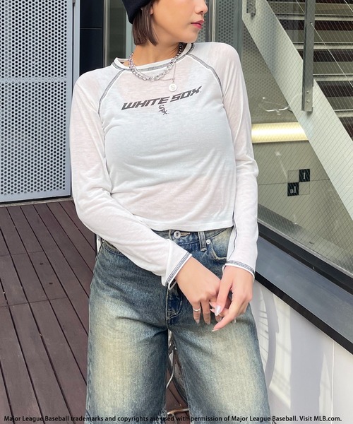 [MLB] W's Athleisure Over Fit T-shirt ★すぐ品切れ★ Loose Fit Icon New Generation T-Shirt