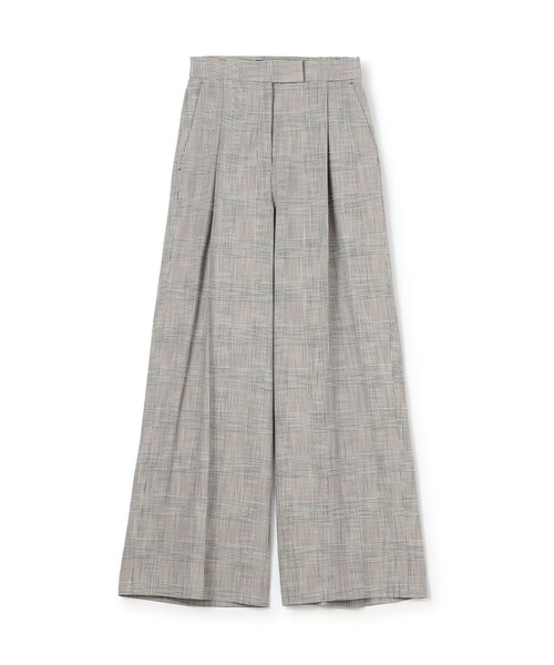 セール】シャイニーグレンチェック タックワイドパンツ（その他パンツ  