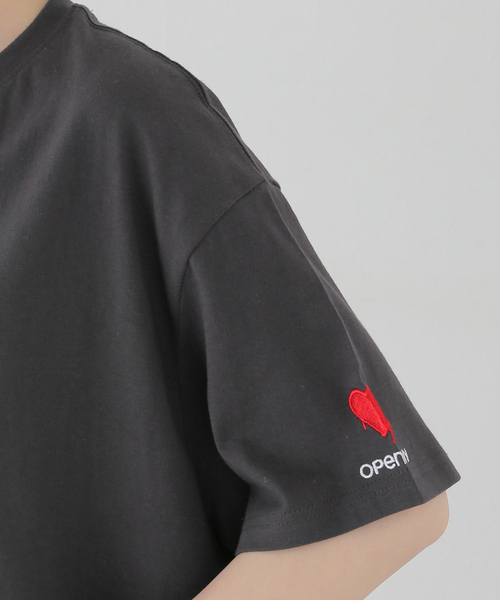 Tシャツ・カットソー [OPEN YY] YY BOX OVER T-shirt セール】【OPEN YY / オープンワイワイ】 I LOVE YY BOX TEE：T
