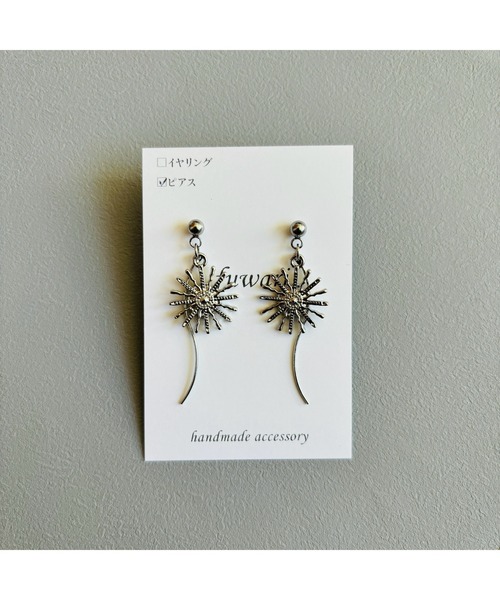 tone(トーン)の「【fuwari】メタルチャーム サージカルステンレスピアス(MA)(ピアス(両耳用)・レディース・A/F/D/C/B/E・FREE)」の18枚目の写真