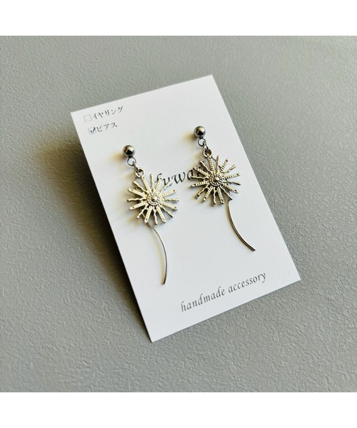 tone(トーン)の「【fuwari】メタルチャーム サージカルステンレスピアス(MA)(ピアス(両耳用)・レディース・A/F/D/C/B/E・FREE)」の19枚目の写真
