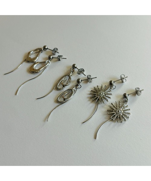 tone(トーン)の「【fuwari】メタルチャーム サージカルステンレスピアス(MA)(ピアス(両耳用)・レディース・A/F/D/C/B/E・FREE)」の20枚目の写真