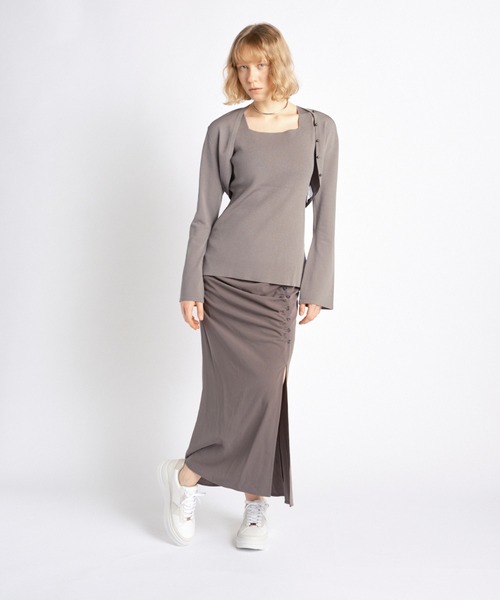 Lucida（ルシーダ）の「Rotanev/軽量厚底スニーカー（スニーカー・レディース・ベージュ/ホワイト/ライトブルー/ホワイト×ブラック/グレー/ピンク/ブラック/アイボリー/シルバー・35/36/37/38/39/40）」の19枚目の写真