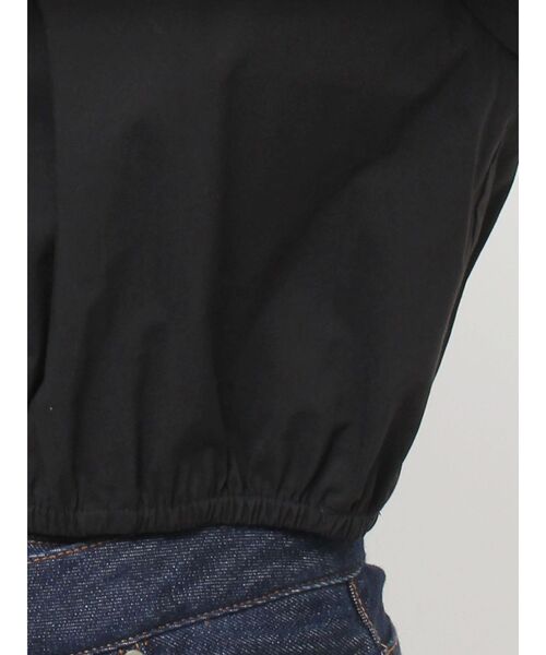 LAGUNAMOON（ラグナムーン）の「シャーリングネックボリュームブラウス（シャツ/ブラウス・レディース・ブラック/ホワイト・FREE）」の8枚目の写真