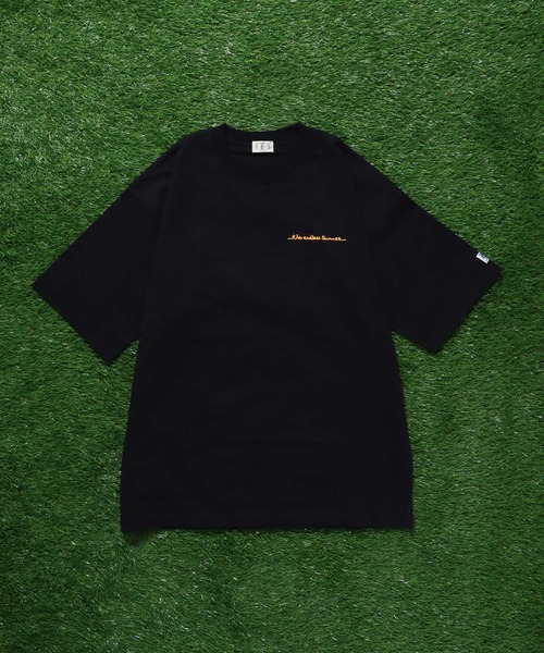 The Endless Summer（エンドレスサマー）の「TES CAR CLUB EMB BIG T-SHIRT / ビッグシルエットTシャツ（Tシャツ/カットソー・メンズ・グリーン系その他/ブラウン/ホワイト/ブラック・X-LARGE/LARGE/MEDIUM/SMALL）」の16枚目の写真