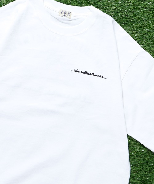 The Endless Summer（エンドレスサマー）の「TES CAR CLUB EMB BIG T-SHIRT / ビッグシルエットTシャツ（Tシャツ/カットソー・メンズ・グリーン系その他/ブラウン/ホワイト/ブラック・X-LARGE/LARGE/MEDIUM/SMALL）」の14枚目の写真