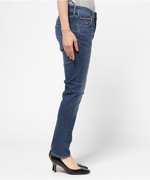 SHIPS for women（シップスフォーウィメン）の「デニムスティックパンツ ユーズド（デニムパンツ・レディース・ブルー・SMALL/LARGE/X-SMALL/MEDIUM）」の5枚目の写真