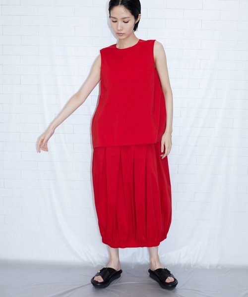 MARECHAL TERRE(マルシャルテル)の「レイヤードワンピース(ワンピース・レディース・ブラック/レッド/グリーン/ベージュ・MEDIUM)」の6枚目の写真