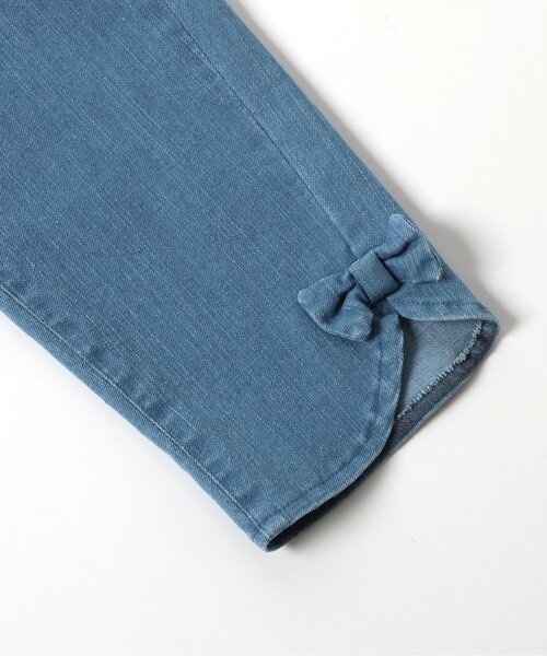 apres les cours(アプレレクール)の「リボンクロップドきゅんpants(その他パンツ・キッズ・アイボリー/インディゴブルー/チェック・130/120/110/100/90/80/140)」の14枚目の写真