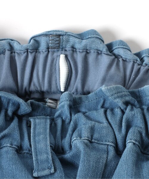 apres les cours(アプレレクール)の「リボンクロップドきゅんpants(その他パンツ・キッズ・アイボリー/インディゴブルー/チェック・130/120/110/100/90/80/140)」の15枚目の写真