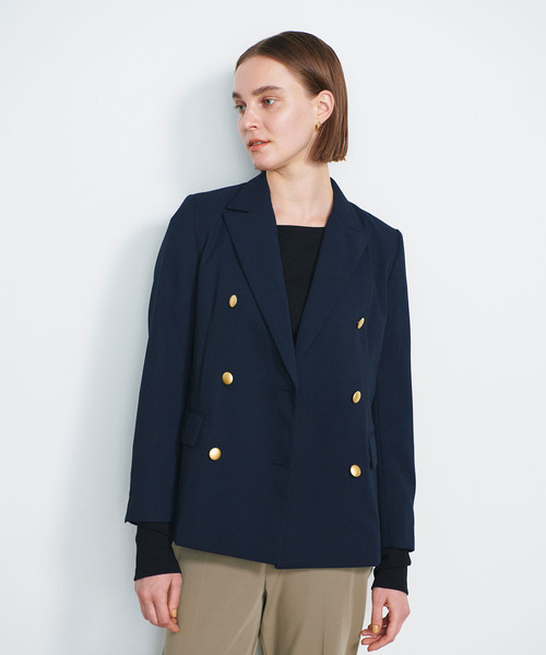 N.O.R.C（ノーク）の「ピークドラペルブレザー（その他アウター・レディース・ネイビー・S/M）」の10枚目の写真