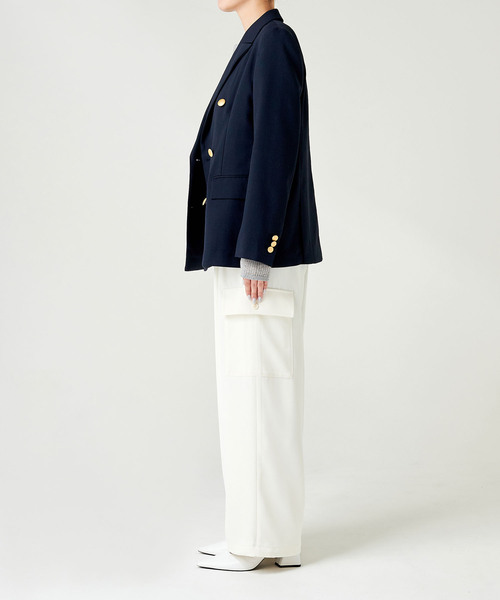 N.O.R.C（ノーク）の「ピークドラペルブレザー（その他アウター・レディース・ネイビー・S/M）」の13枚目の写真