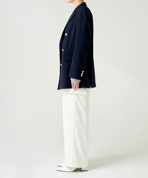 N.O.R.C（ノーク）の「ピークドラペルブレザー（その他アウター・レディース・ネイビー・S/M）」の16枚目の写真