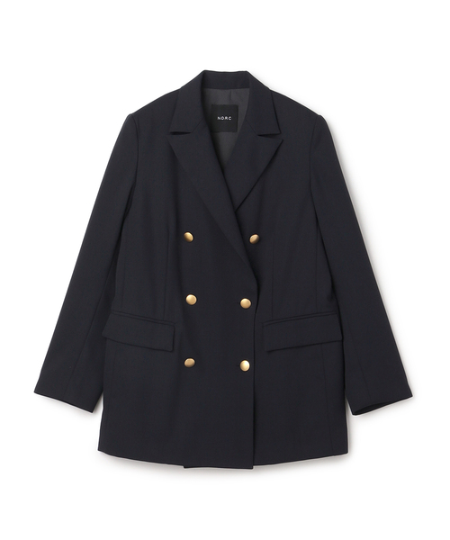 N.O.R.C（ノーク）の「ピークドラペルブレザー（その他アウター・レディース・ネイビー・S/M）」の18枚目の写真
