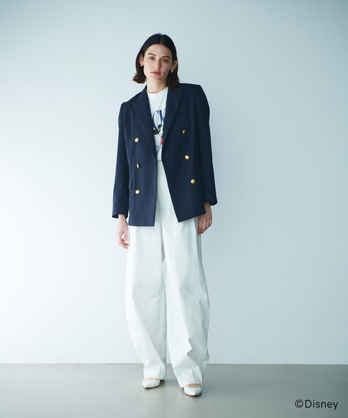 N.O.R.C（ノーク）の「ピークドラペルブレザー（その他アウター・レディース・ネイビー・S/M）」の5枚目の写真