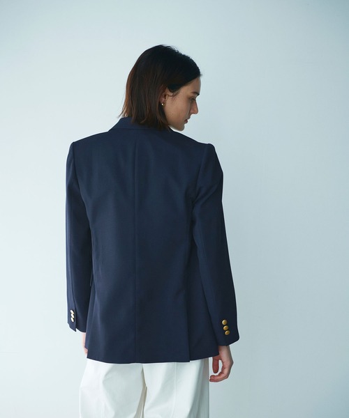 N.O.R.C（ノーク）の「ピークドラペルブレザー（その他アウター・レディース・ネイビー・S/M）」の7枚目の写真