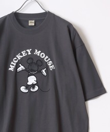 Disney/ディズニー ミッキー トイ・ストーリー リトル・グリーン・メン/エイリアン キャラクター ワッペン サガラ刺繍 半袖Tシャツ レディース メンズ