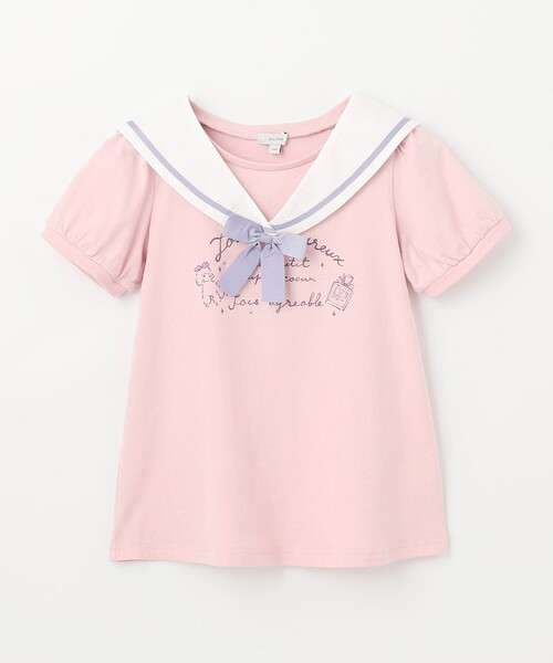セール】セーラーカラー Tシャツ（Tシャツ/カットソー）｜any