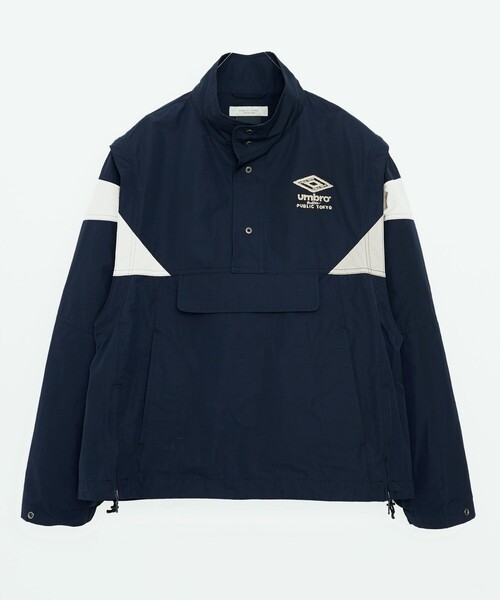 umbro public tokyo ロングスナップブルゾン UMBRO ロングスナップブルゾン/ベスト（ブルゾン）｜PUBLIC