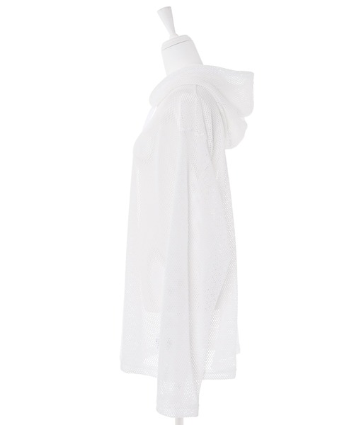 Narcissus（ナルシス）の「メッシュフードトップス（その他トップス・レディース・ブラック/ホワイト・FREE）」の11枚目の写真