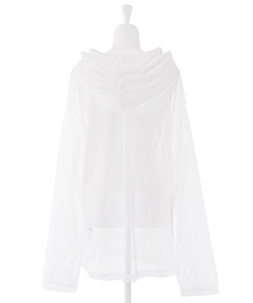 Narcissus（ナルシス）の「メッシュフードトップス（その他トップス・レディース・ブラック/ホワイト・FREE）」の12枚目の写真