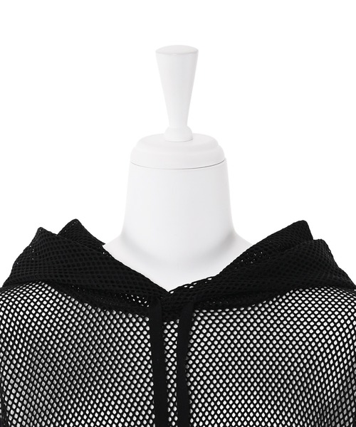 Narcissus（ナルシス）の「メッシュフードトップス（その他トップス・レディース・ブラック/ホワイト・FREE）」の14枚目の写真