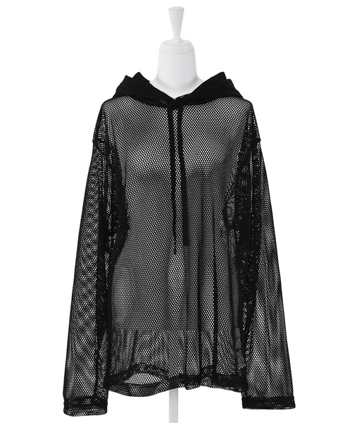 Narcissus（ナルシス）の「メッシュフードトップス（その他トップス・レディース・ブラック/ホワイト・FREE）」の20枚目の写真