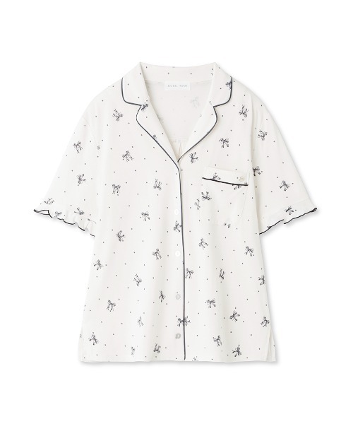 ほぼ新品⭐︎snidel  moispro ルームウェア上下 SNIDEL HOME（スナイデルホーム）の「【Moispro】開襟シャツ